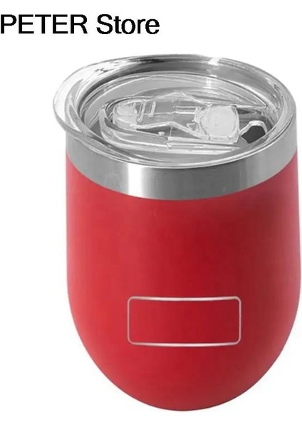 Stil 5 12OZ Şarap Kadehi 12OZ Yetys Paslanmaz Çelik Şarap Copo Cafe Çift Duvarlı Yalıtımlı Bardak Samanlı Yumurta Bardak Seyahat Caneca Térmica Bts (Yurt Dışından) indirimleri