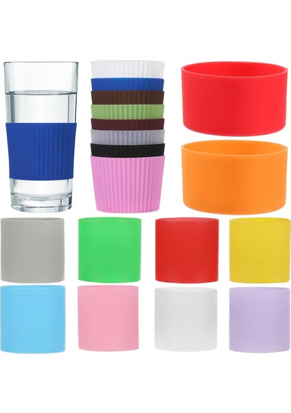 Stil 9 Yeni Silikon Kap Kollu Isı Yalıtımlı Şişe Kollu Kaymaz Kupa Kollu Cam Şişe Kapağı Kupalar Için Seramik Kahve Fincanları Wrap (Yurt Dışından) fiyatları