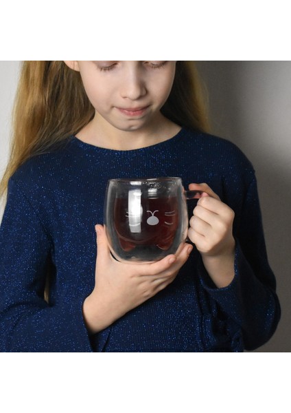 Unicorn Çok Boyutlu Kupa Gözlük Çift Altlı Yaratıcı Kahve Fincanı Dayanıklı Kungfu Çay Kupa Süt Suyu Bardağı Drinkware Sevgililer Günü Hediyesi (Yurt Dışından) modelleri