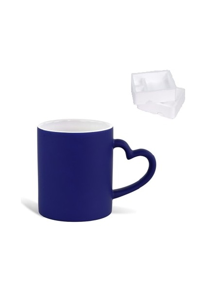 Blue-1 350 ml Dıy Kişiselleştirilmiş Sihirli Kupa 350 ml Sıcak Su Transferi Renkli Seramik Bardak Özelleştirme Baskı Fotoğraf Logo Metın Resim Yaratıcı Hediyeler (Yurt Dışından)