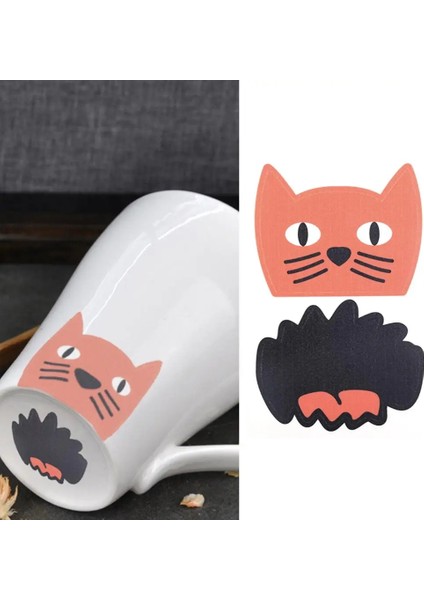 Stil 2 5 Adet 3D Komik Fincan Etiket Domuz Burun Kedi En Iyi Arkadaşlar Aşk Çanta Buzdolabı Çıkartması Kupa Dekor Ev Yatak Odası Duvar Sticker (Yurt Dışından) indirimleri