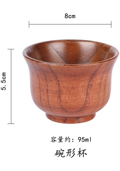 Kase Fincan 401-500 ml Ahşap Büyük Göbek Bardak El Yapımı Hünnap Ahşap Saplı Bardak Bira Çay Kahve Süt Su Bardağı Mutfak Bar Drinkware Mutfak Bar Için 1 Adet (Yurt Dışından)