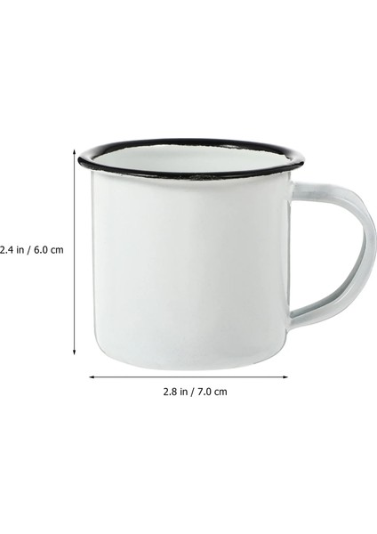 Sarı 7X7X6 cm Vintage Demir Küçük Tass Tencere Kupa Su Bardağı Drinkware Kamp Kulplu Bardaklar Ev Restoran Için Anti-Haşlanma Kupa (Yurt Dışından) modelleri