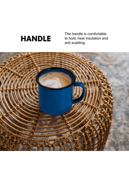 Sarı 7X7X6 cm Vintage Demir Küçük Tass Tencere Kupa Su Bardağı Drinkware Kamp Kulplu Bardaklar Ev Restoran Için Anti-Haşlanma Kupa (Yurt Dışından) fırsatları