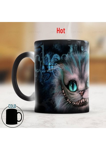 Stil 09 301-400ML Sihirli Kurt Aslan Kedi Dinozor Kupa 11OZ Ev Kahve Kupa Renk Değiştiren Sihirli Fincan Boyama Sevgilisi Fotoğrafçılığı Sevgilisi Doğum Günü Hediyesi (Yurt Dışından)