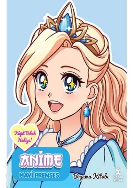 Anime Mavi Prenses Boyama Kitabı
