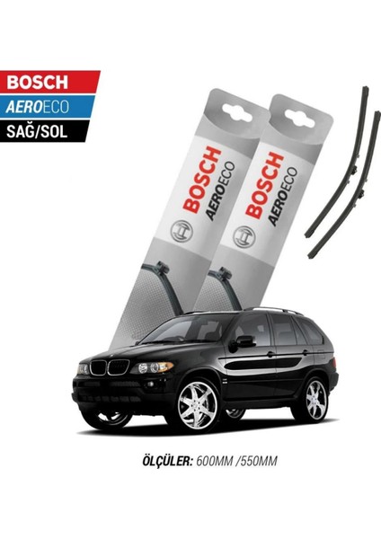 Bmw X5 E53 2001 Model Bosch Aeroeco Muz Silecek Takımı