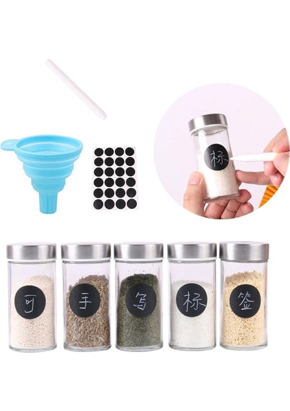 Çelik Kapak 2 Adet Cam Baharat Kavanoz Setleri Baharat Kutusu Kapağı Çeşni Pot Baharat Şişesi Cam Mutfak Malzemeleri ve Malzemeleri Tuzluk Teneke Kutu (Yurt Dışından) modelleri