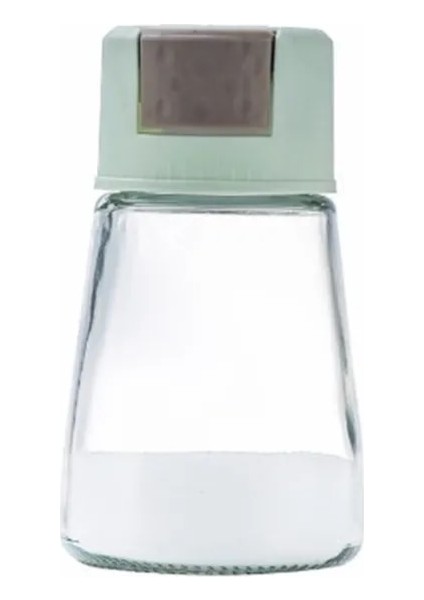 B Ölçülebilir Baharat Kavanoz Tuzluk Pres Tipi 180ML Kontrol Şişesi Biber Baharat Şeker Cam Konteyner Dağıtıcı Teneke Kutu Çalkalayıcı (Yurt Dışından) fiyatları