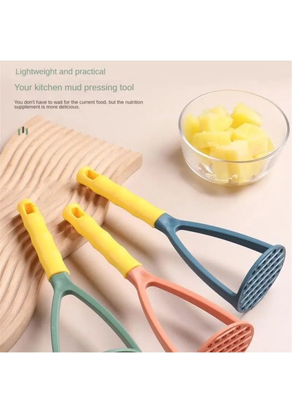 05 Patates Püresi Ezici Patates Püresi Presi Artefakt Manuel Pres Net Kırmızı Plastik Patates Presi Mutfak Gadget Sebze Araçları (Yurt Dışından)