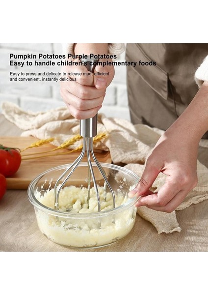 Patates Ezici Sebze Kırıcı Patates Püresi Makinesi Manuel Meyve Ezici Sarımsak Kırıcı Kaymaz Avokado Kırıcı Mutfak Aksesuarları (Yurt Dışından) fırsatları