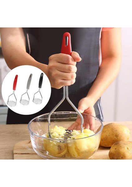 Siyah Dayanıklı Patates Çamur Makinesi Dayanıklı Meyve Suyu Sıkma Hafif Patates Havuç Kabak Kırma Ezici Mutfak Aksesuarları (Yurt Dışından) fiyatları