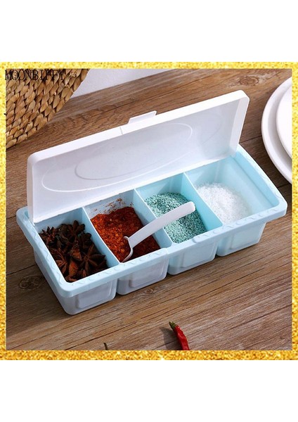 gr 4 Izgaralar Baharat Kutusu Çeşni Saklama Kabı Raf Baharat Kavanoz Kaşık Baharat Kutusu Saklama Kabı Çeşni Kavanozları Baharat Için (Yurt Dışından) fiyatları