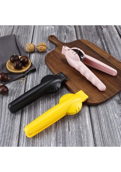 Pembe 2 In 1 Paslanmaz Çelik Hızlı Kuruyemiş Kraker Mutfak Gereçleri Kestane Klip Ceviz Pense Metal Kestane Klip Sheller Somun Açacağı Gadge (Yurt Dışından)