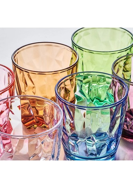 Mor 07 300ML Şeffaf Bardaklar Akrilik Tumbler Plastik Içecek Suyu Buzlu Çay Içme Bardakları Yeniden Kullanılabilir Kırılmaz Züccaciye Çocuklar Hediye (Yurt Dışından) fırsatları