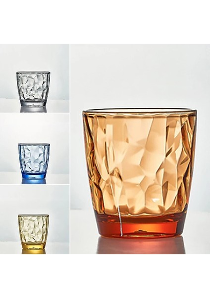 Mor 07 300ML Şeffaf Bardaklar Akrilik Tumbler Plastik Içecek Suyu Buzlu Çay Içme Bardakları Yeniden Kullanılabilir Kırılmaz Züccaciye Çocuklar Hediye (Yurt Dışından) indirimleri