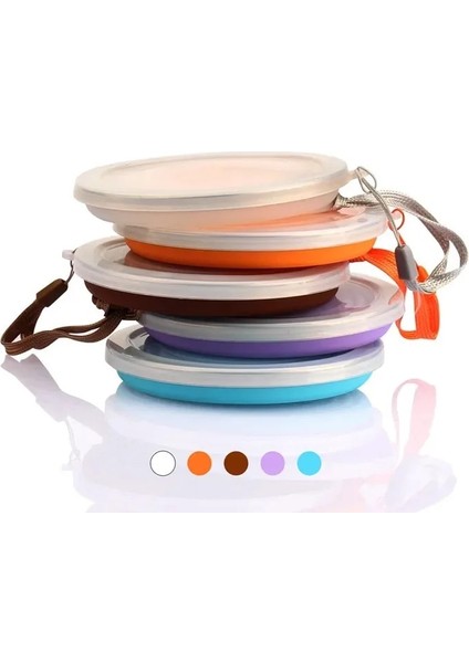 5 Adet 270ML Katlanır Bardak 270ML Bpa Ücretsiz Gıda Sınıfı Su Bardağı Seyahat Silikon Geri Çekilebilir Renkli Taşınabilir Açık Kahve Handcup (Yurt Dışından)