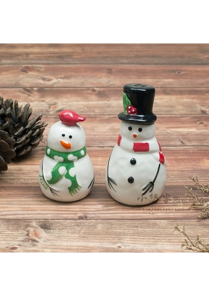 Yeşil Merry Christmas Mutfak Kavanozları Baharat Konteyner Seramik Baharat Organizatör Ev Eşyaları Mutfak Aletleri Masa Dekorasyon Kavanoz Seti (Yurt Dışından) fiyatları