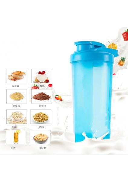 Açık Yeşil 500 ml 500/700 ml Spor Shaker Şişe Peynir Altı Suyu Protein Tozu Karıştırma Şişesi Spor Fitness Salonu Shaker Açık Taşınabilir Içecek Bardağı (Yurt Dışından)