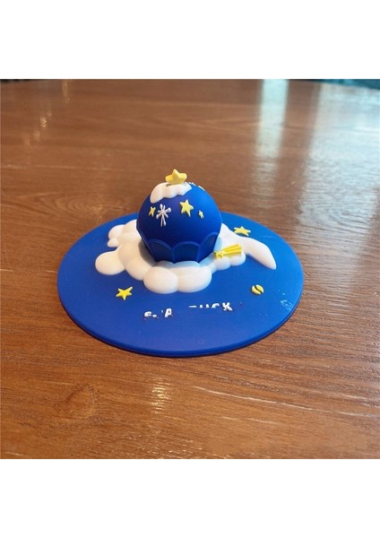 B5 Yeni Starbk Karikatür Gıda Sınıfı Silikon Bardak Kapağı Isıya Dayanıklı, Sızdırmaz ve Toz Geçirmez Sızdırmazlık Bardak Kapağı Sevimli Evrensel Kupa Kapağı (Yurt Dışından)