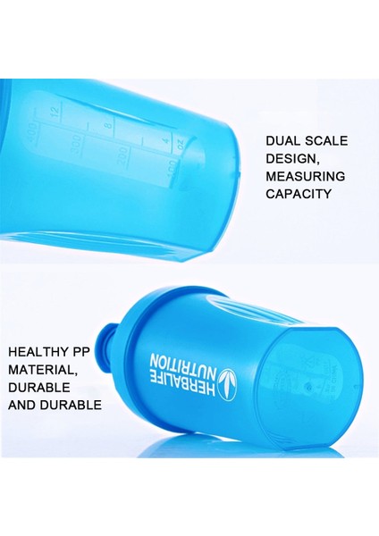 Stil 2 Spor Shaker Su Şişesi Peynir Altı Suyu Protein Tozu Karıştırma Şişesi Taşınabilir Gym Fitness Su Isıtıcısı Açık Kamp Tırmanma Şişesi 400 ml (Yurt Dışından) fırsatları