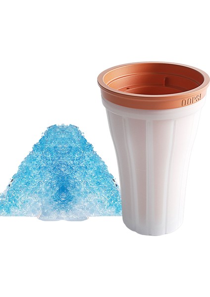 Beyaz Çabuk Dondurulmuş Smoo-Thies Fincan Ev Yapımı Slush ve Shake Yapımcısı Şişe Tutam Buz Bardağı Dondurma Makinesi Ev Hızlı Soğutma Fincan (Yurt Dışından)