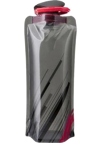 Beyaz 700ML Taşınabilir Ultralight Katlanabilir Su Torbası 700ML Su Şişesi Kılıfı Açık Spor Malzemeleri Yürüyüş Koşu Yumuşak Şişe Su Şişesi (Yurt Dışından)