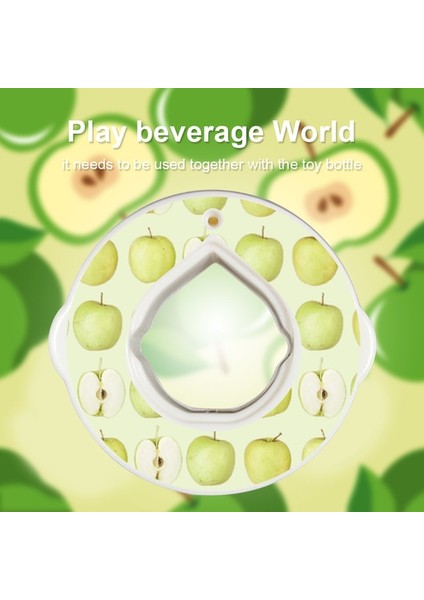 Yeşil Elma 3pcs 1-4pcs Tatlandırıcı Baklalar 0 Şekerli Hava Kokusu Meyve Aromalı Su Içme Şişesi Lezzet Lezzet Pod Su Şişeleri Kızlar Için (Yurt Dışından)