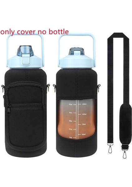 11METAL Toka 2.0l 2l Su Şişesi Kapağı Yalıtkan Kol Çantası Bardak Şişe Kutusu Çantası Askı ile Taşınabilir Kamp Açık Spor Drinkware Çanta (Yurt Dışından)