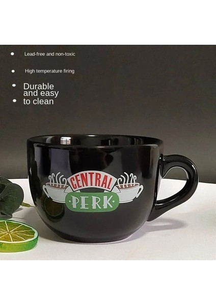 Çift Taraflı Logo 04 Tek Kupa New Friends Tv Show Central Perk Büyük Kupa 330 - 650ML Kahve Çay Seramik Bardak Arkadaşlar Cappuccino Kupa Arkadaşlar Için Noel Hediyeleri (Yurt Dışından) indirimleri