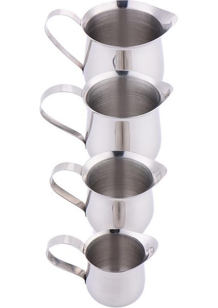 240ML Paslanmaz Çelik Süt Köpürtme Sürahisi Süt Kreması Fincan Kahve Kreması Latte Sanat Sürahi Emzikli Dayanıklı Mutfak Kahve Aksesuarları (Yurt Dışından)