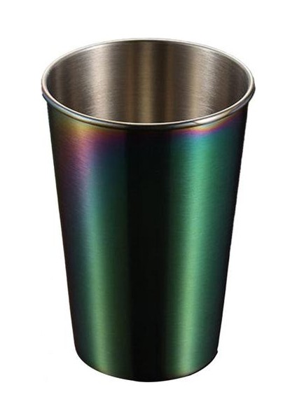 Neon 350ML Bira Bardağı Paslanmaz Çelik 230/350/500ML Su Sürahisi Kolay Temizlenebilir Rahat Kavrama Içme Ev Aksesuarı (Yurt Dışından)
