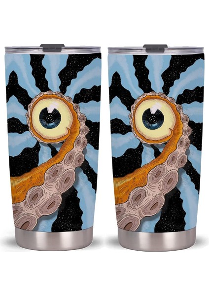 Stil 5 Ahtapot Tumbler Paslanmaz Çelik Vakum Yalıtımlı Kahve Fincanı Çift Duvar Kahve Kupa Seyahat Araba Kapaklı Bardak Gençler Çocuklar Için Hediye (Yurt Dışından) fiyatları