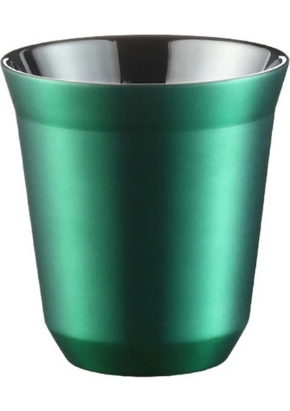 Gr1 80 ML/160 ml 304 Paslanmaz Çelik Kahve Fincanı Çift Duvar Bardak Yalıtımlı Kapsül Bardak Süt Kupa Ev Mağaza Için Drinkware Espresso Bardak (Yurt Dışından)