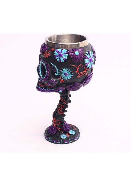 Stil 1 200 ml Kafatası Kadeh Reçine Çelik Bardak Yaratıcı Bira Kupa Gotik 3D Şarap Cam Kupalar Çay Kupa Kokteyl Cam Anime Kupa Cadılar Bayramı Hediye (Yurt Dışından) indirimleri