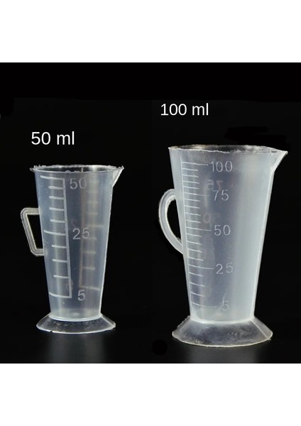 100ML 10 Adet 10 Adet Kalıp Plastik Ölçme Bardakları Solüsyon Kabı Ölçme Kabı Bahçecilik Ev Ölçme Kabı Ölçme Kabı Hafif 100 ml (Yurt Dışından)