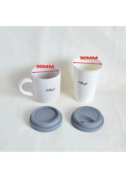 Turuncu 90MM Silikon Kapaklar (90MM/80MM) Seramik Kupalar Için Silikon Yalıtım Sızdırmaz Bardak Kapağı Isıya Dayanıklı Anti-Toz Kupa Kapağı (Yurt Dışından) modelleri