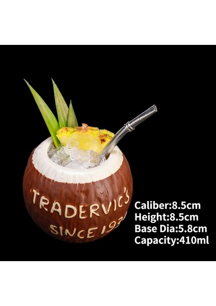 Bir 410 ml 175-750 ml Hawaii Seramik Tiki Kupa Yaratıcı Porselen Bira Şarap Sürahisi Parti Kokteyl Cam Bardak Bar Aracı (Yurt Dışından)