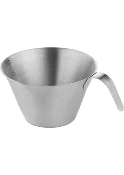 100 ml Emzik Sürahi Fincan Paslanmaz Çelik Ölçüm Fincan Espresso Atış Bardak Barista Ev Cafe Süt Kahve (Yurt Dışından)
