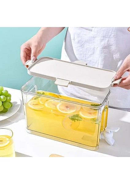 Içecek Dispenseri Buzdolabı Soğuk Su Sürahi Büyük Kapasiteli Soğuk Su Isıtıcısı Musluk Buzlu Buzdolabı Yaz Su Kovası (Yurt Dışından) modelleri