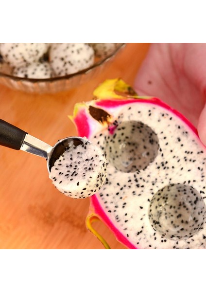 Gösterildiği Gibi Çift Kafalı Meyve Topu Meyve Toplayıcı Kepçe Kivi Meyve Karpuz Kepçe Kavun Kazıcı Meyve Kavanozu Patates Püresi Baller Dondurma Kaşığı (Yurt Dışından) indirimleri