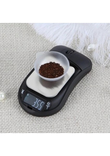 Siyah 1 Adet 500G x 0.01G Mini Dijital Cep Ölçeği Taşınabilir Hassas Terazi Dijital LCD Fare Takı Ölçeği G/oz/ct/gn 4 Adet (Yurt Dışından) modelleri