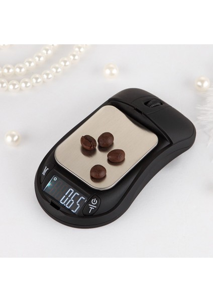 Siyah 1 Adet 500G x 0.01G Mini Dijital Cep Ölçeği Taşınabilir Hassas Terazi Dijital LCD Fare Takı Ölçeği G/oz/ct/gn 4 Adet (Yurt Dışından) fırsatları