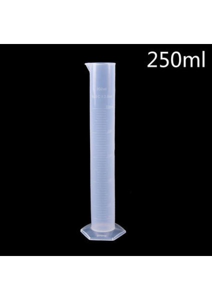 25 ml Plastik Ölçüm Silindiri Laboratuvar Testi Mezun Sıvı Deneme Tüpü Kavanoz Aracı Yeni 10/25/50/100/250/500/1000 ml (Yurt Dışından)