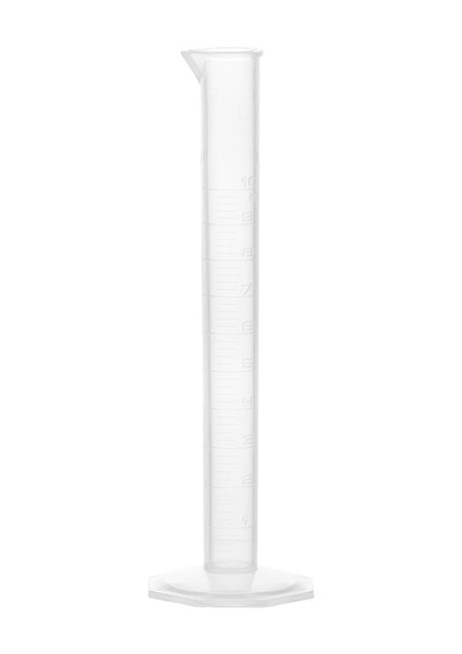 25 ml Plastik Ölçüm Silindiri Laboratuvar Testi Mezun Sıvı Deneme Tüpü Kavanoz Aracı Yeni 10/25/50/100/250/500/1000 ml (Yurt Dışından)