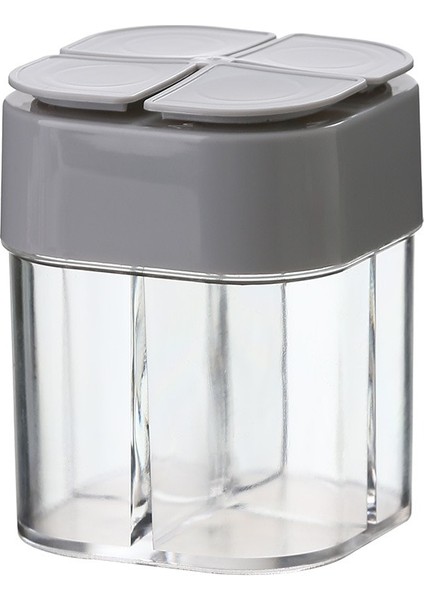 Gri Şeffaf Baharat Organizatör Kavanoz Seti Tuz ve Biber Baharat Şişesi Renkli Kapaklı Çeşni Saklama Kabı Mutfak Gadget (Yurt Dışından) fırsatları