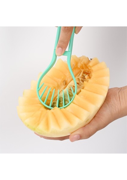 Kutu ile Paslanmaz Çelik Meyve Oyma Bıçağı Üç Set Meyve Tabağı Araçları Topu Kazıcı Seti Karpuz Topu Kazma Kaşığı Top Şeklinde (Yurt Dışından) fırsatları