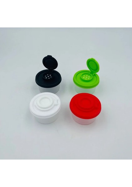 Kırmızı Mutfak Mini Baharat Şişesi Kavanoz Tuz ve Biber Baharat Çalkalayıcı Şeffaf Tuz ve Biber Şişesi (Yurt Dışından) fiyatları