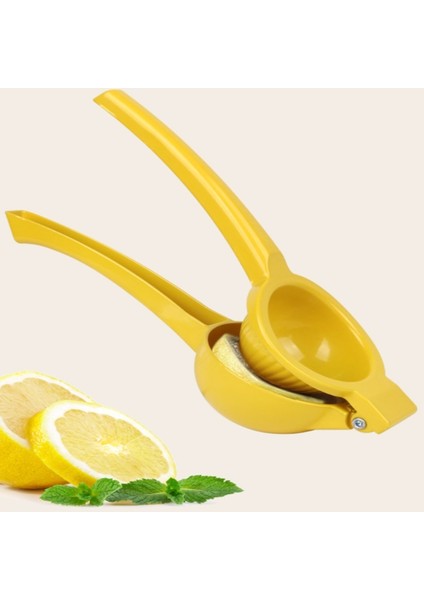 Sarı Ev Manuel Limon Sıkacağı Alüminyum Alaşımlı El Preslenmiş Portakal Meyve Sıkacağı Taşınabilir Pratik Mutfak Aletleri Mini Blender (Yurt Dışından) indirimleri