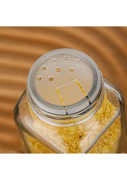 5 Adet 120ML Bambu 120ML Mutfak Baharat Şişesi Bambu Kapaklı 4 Oz Kare Cam Baharat Kavanoz Tankı Delikli Toz Tuz Biber Depolama Lezzet Kabı (Yurt Dışından)
